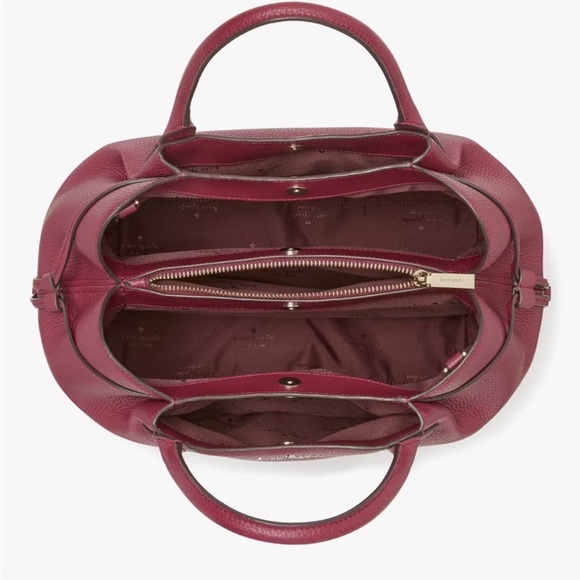 NWT ORIGINAL KATE SPADE SMALL PEBBLED LEATHER BLUEBERRY DUMPLING BAG MSRP $375 - Picture 8 of 15